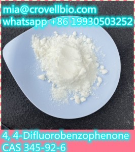 4, 4-Difluorobenzophenone CAS 345-92-6 powder supplier in China ( mia@crovellbio.com whatsapp +86 19930503252