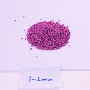 Active potassium permanganate sphere for ethylene removal